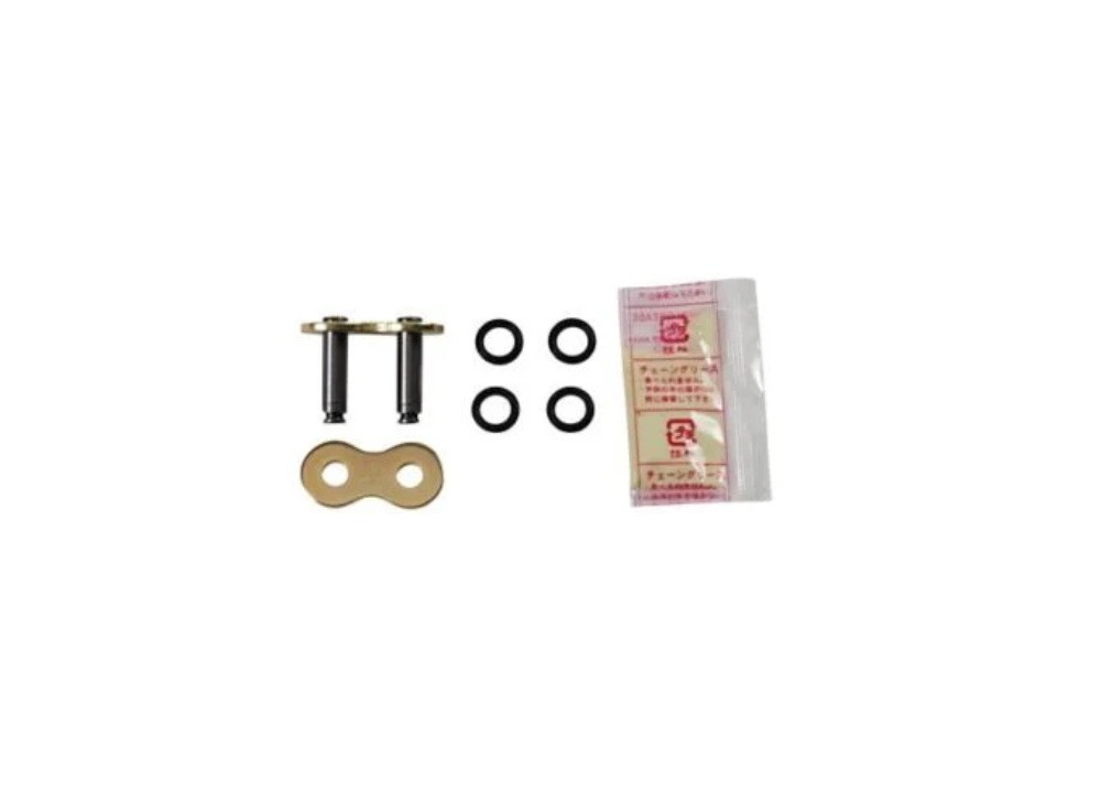 Rivet type connecting link D.I.D Chain 525ZVM-X2 ZJ Gold/Gold