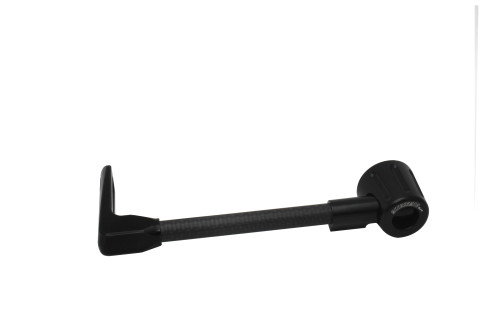 Lever guard ACCOSSATO DE007 with black hose and joint left, carbon