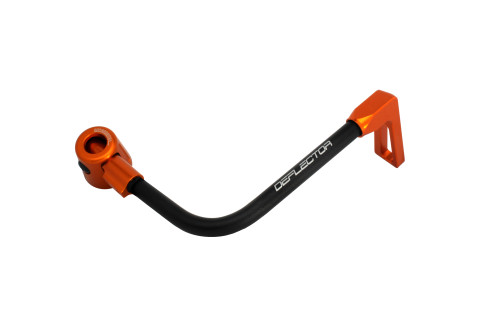 Lever guard ACCOSSATO DE001 with black hose and joint right, aluminium