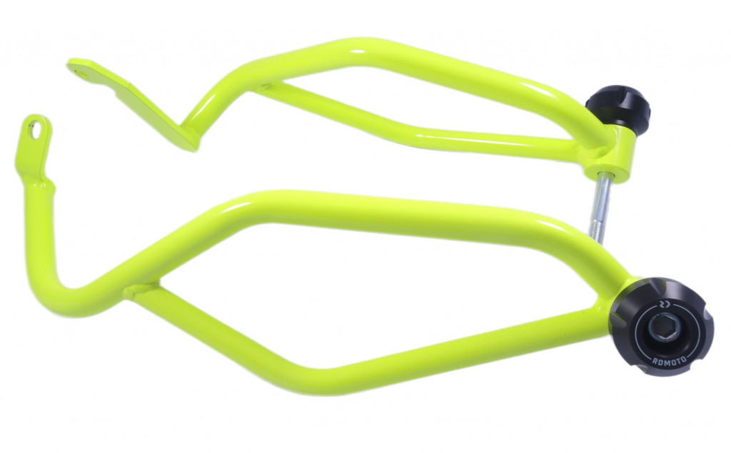 Engine guards RDMOTO CF79Y yellow with slider SL01