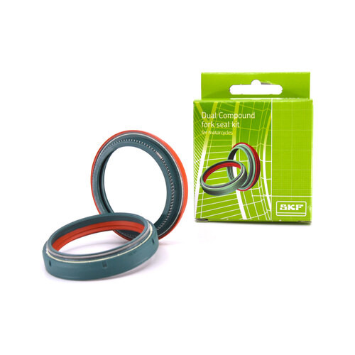 Seals Kit (oil - dust) SKF SHOWA DUAL-45S 45 x 57.1 x 11.2 / 45 x 57.35 x 5 Dual Compound