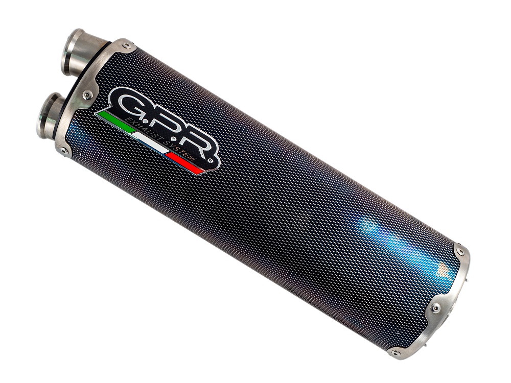 Slip-on exhaust GPR DUAL E4.Y.208.DUAL.PO Brushed Stainless steel