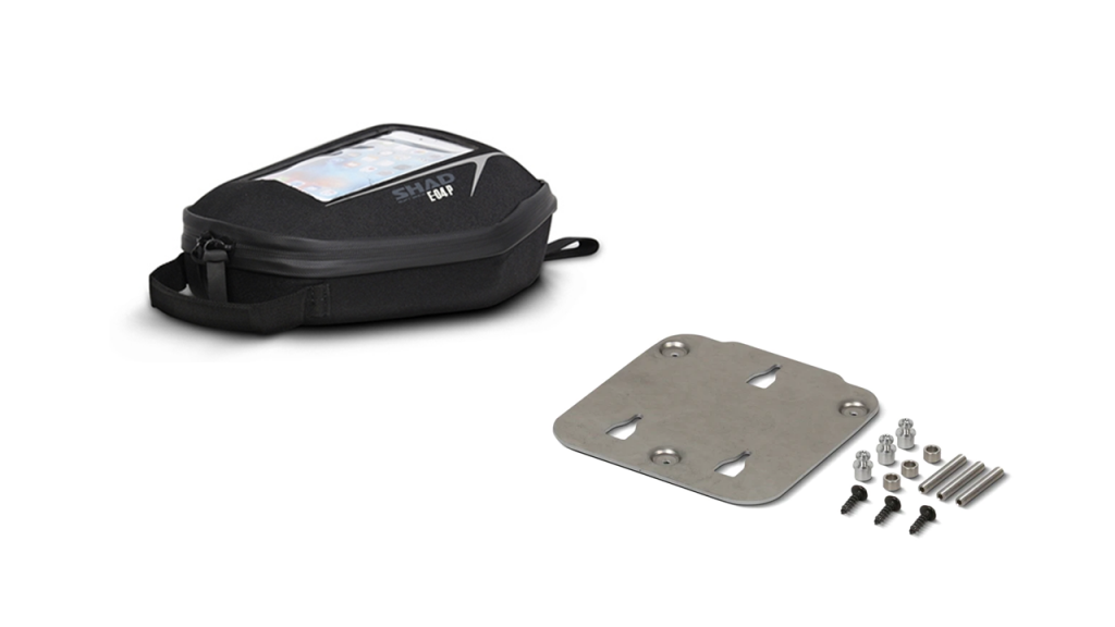 Tank bag with pin system mounting kit SHAD E04P X019PS