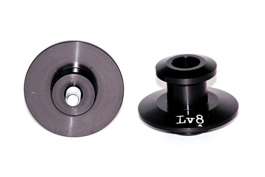 Aluminium bobbins LV8 DIAVOL E201/06100N M6x1 Crni