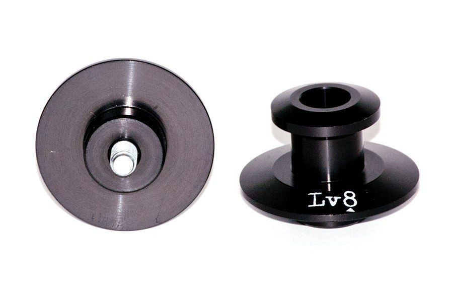Aluminium bobbins LV8 DIAVOL E201/10125N M10x1,25 Crni