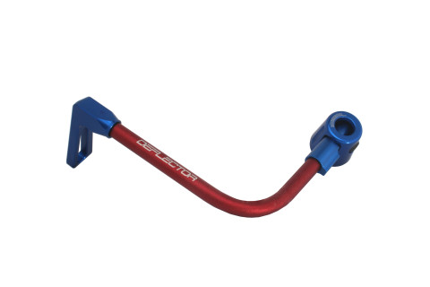 Lever guard ACCOSSATO DE002 with red hose and joint left, aluminium