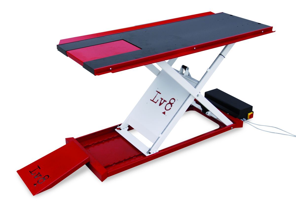 Motorcycle lift LV8 GOLDRAKE 600C MOTO with electro-hydraulic unit