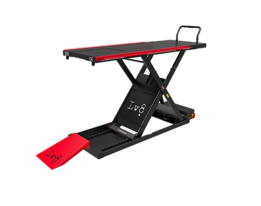 Motorcycle lift LV8 GOLDRAKE 800HC SPLIT VERSION EG800HCSE.TBK with electro-hydraulic unit (black RAL 9005)