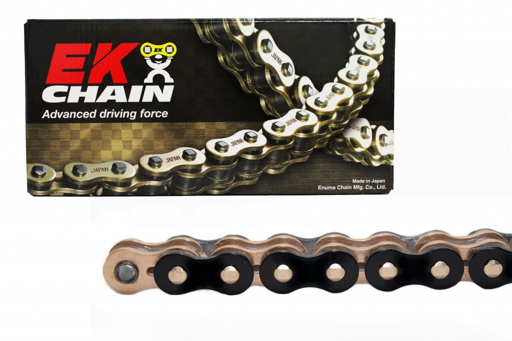 Supreme QX-Ring lanac EK 530 MVXZ2 110 L Black/Gold/GP