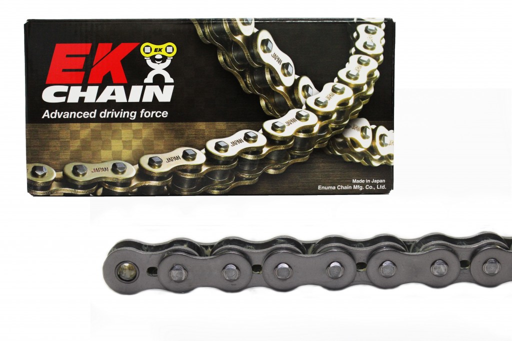 Chain kit EK - Silver chain 520 SRO, O-ring, CHK front sprocket JT, CHK rear sprocket JT for KAWASAKI EL 252 Eliminator 1997-2003