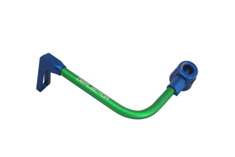 Lever guard ACCOSSATO DE002 with green hose and joint left, aluminium