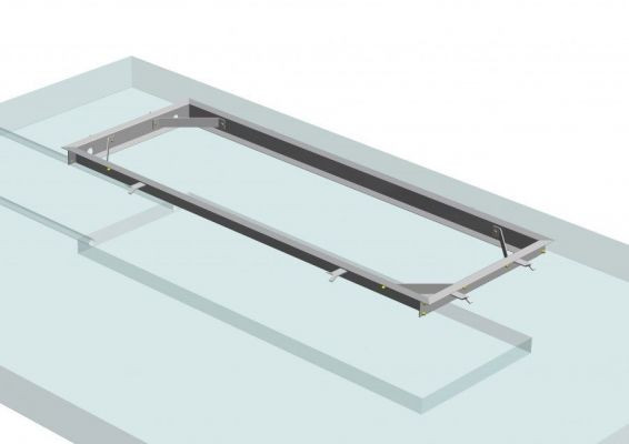 Motorcycle lift LV8 NANO 600 IN-GROUND VERSION ENEF500