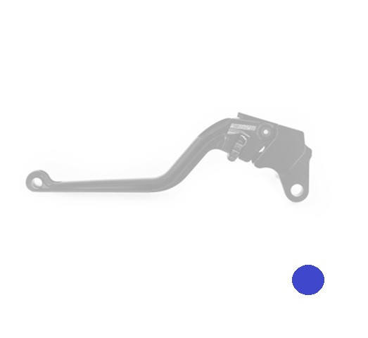 Clutch Lever ACCOSSATO ESR15L CNC machined plavi
