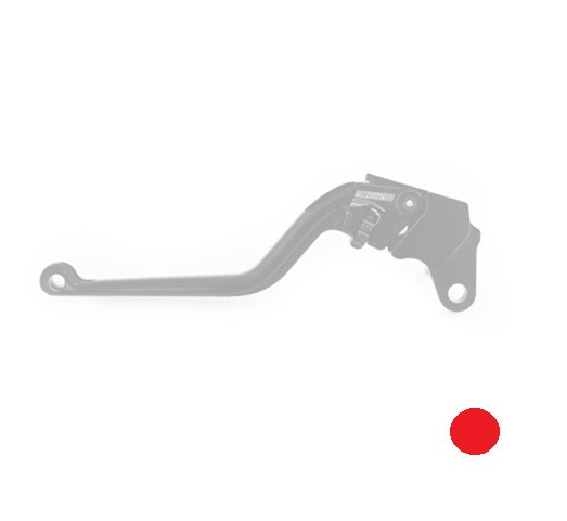 Clutch Lever ACCOSSATO ESR15L CNC machined crven