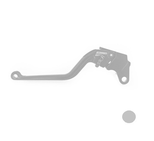 Clutch Lever ACCOSSATO ESR15L CNC machined silver