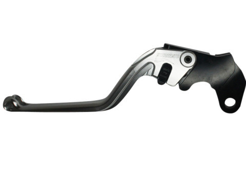 Clutch Lever ACCOSSATO ESY695 fixed CNC-worked aluminium, silver