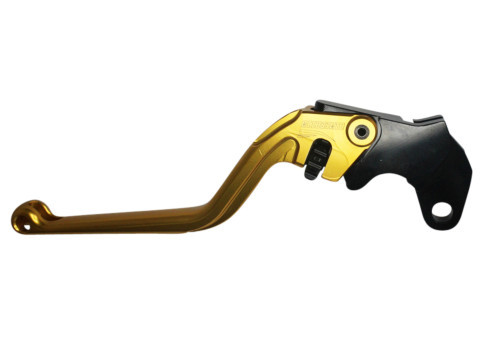 Clutch Lever ACCOSSATO ESY695 fixed CNC-worked aluminium, gold