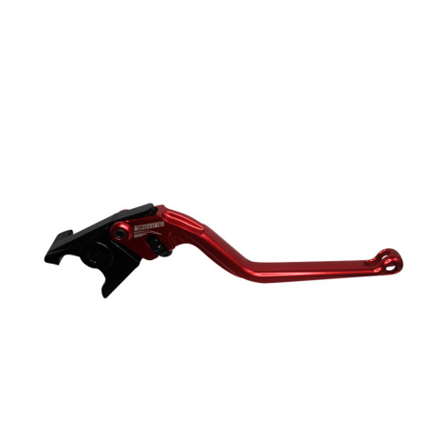 Brake lever ACCOSSATO EDF008 fixed CNC-worked aluminium, red