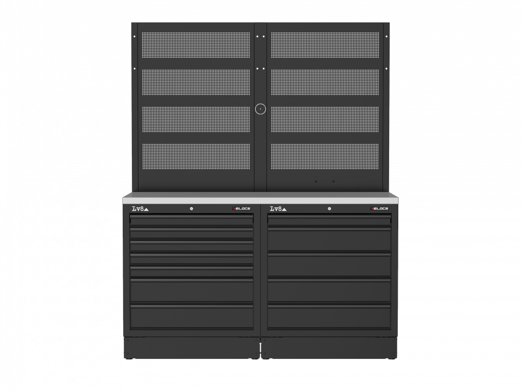 Workbench LV8 EVS16-01X with stainless steel top
