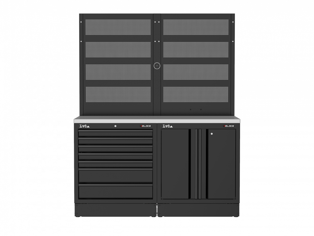 Workbench LV8 EVS16-02X with stainless steel top