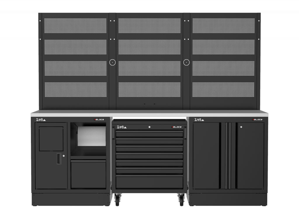 Workbench LV8 EVS24-02X with stainless steel top