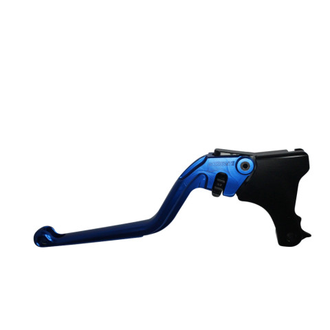 Clutch Lever ACCOSSATO ESB008 fixed CNC-worked aluminium, blue