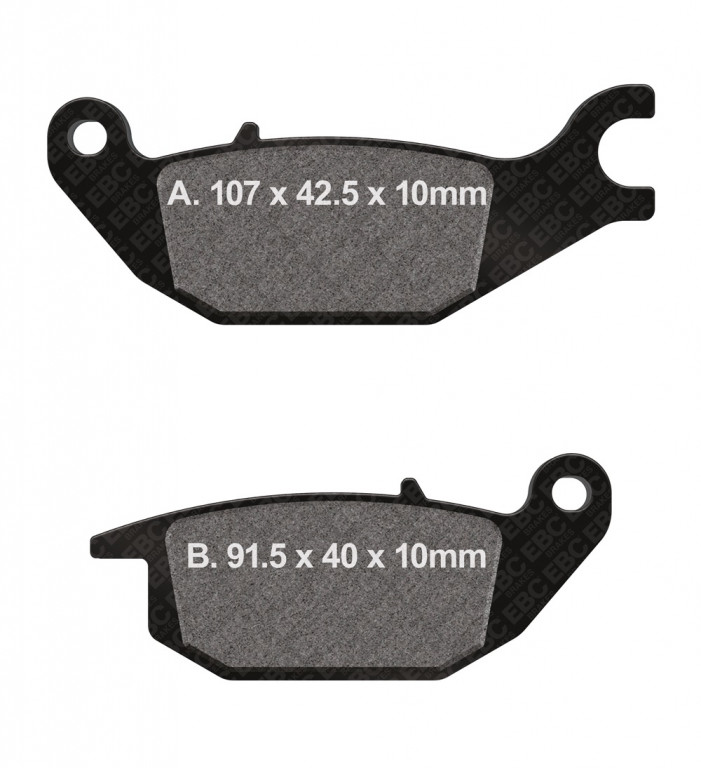 Disk pločice EBC FA343 rear