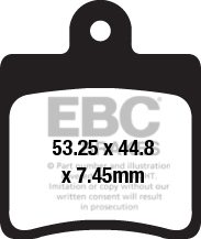 Disk pločice EBC SFAC661/4
