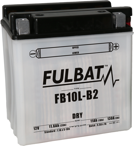Konvencionalni akumulatori (incl.acid pack) FULBAT FB10L-B2  (YB10L-B2) Acid pack included