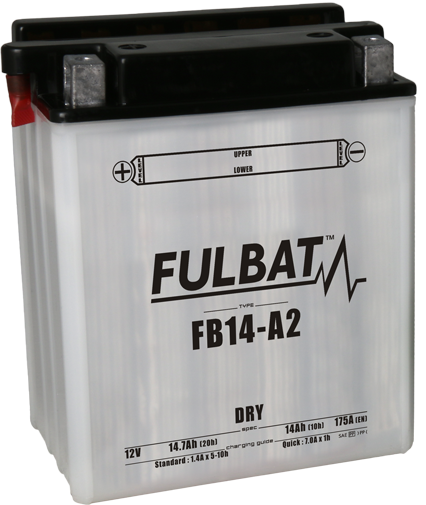 Konvencionalni akumulatori (incl.acid pack) FULBAT FB14-A2  (YB14-A2) Acid pack included