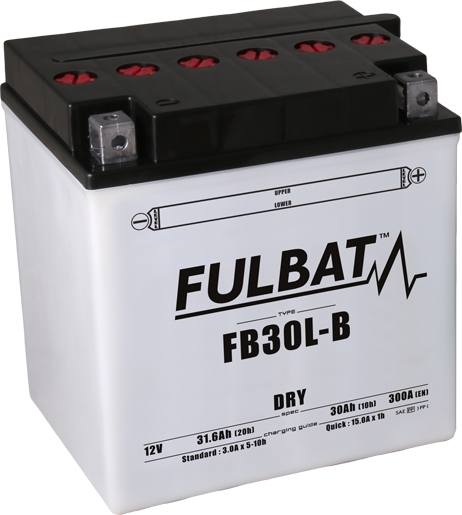 Konvencionalni akumulatori (incl.acid pack) FULBAT FB30L-B (YB30L-B) Acid pack included
