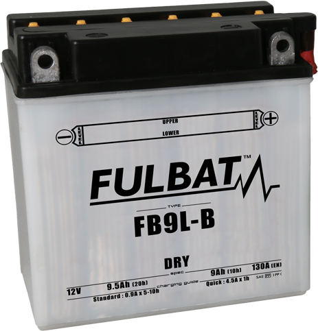 Konvencionalni akumulatori (incl.acid pack) FULBAT FB9L-B (12N9-3B) (YB9L-B) Acid pack included