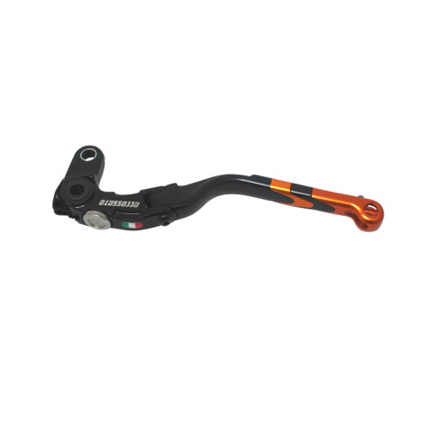 Folding lever ACCOSSATO LV025 in aluminium for ACCOSSATO full clutch orange