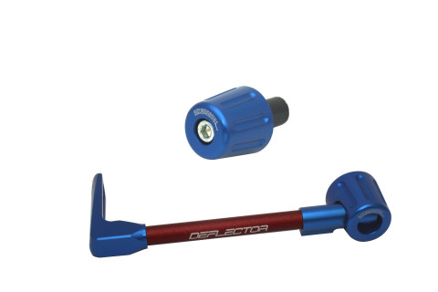 Lever guard in aluminium + right end ACCOSSATO DE005 with red hose and joint left