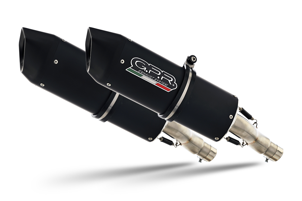 Dual slip-on exhaust GPR FURORE A.15.FUNE Matte Black