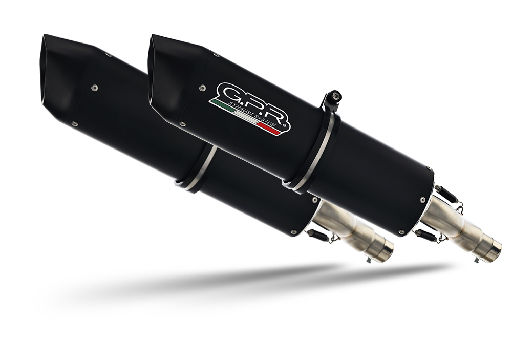 Dual bolt-on silencer GPR FURORE CAT.80.1.FUNE Matte Black