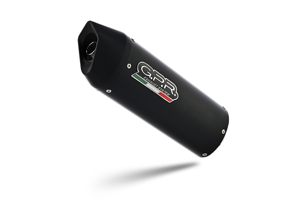 Bolt-on silencer GPR FURORE S.31.FUNE Matte Black including removable db killer