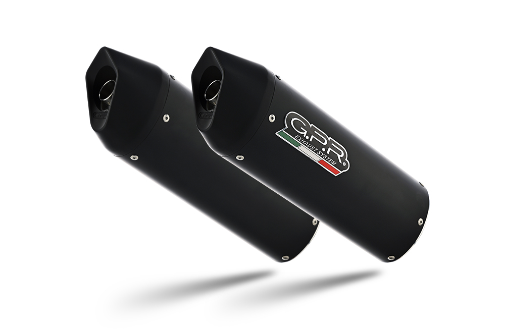 Dual bolt-on silencer GPR FURORE CAT.58.FUNE Matte Black