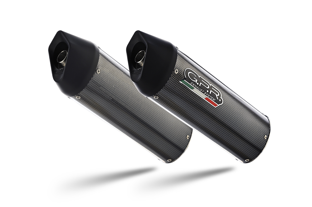 Dual slip-on exhaust GPR FURORE CAT.65.1.FUPO Matte Black