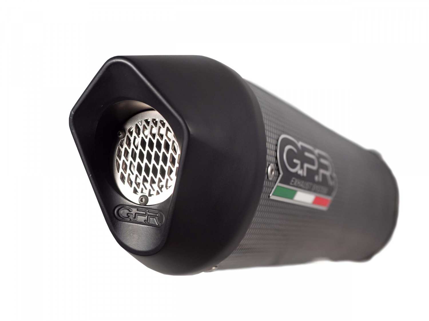 Slip-on exhaust GPR FURORE EVO4 Y.205.CAT.FUPO Matte Black including removable db killer, link pipe and catalyst