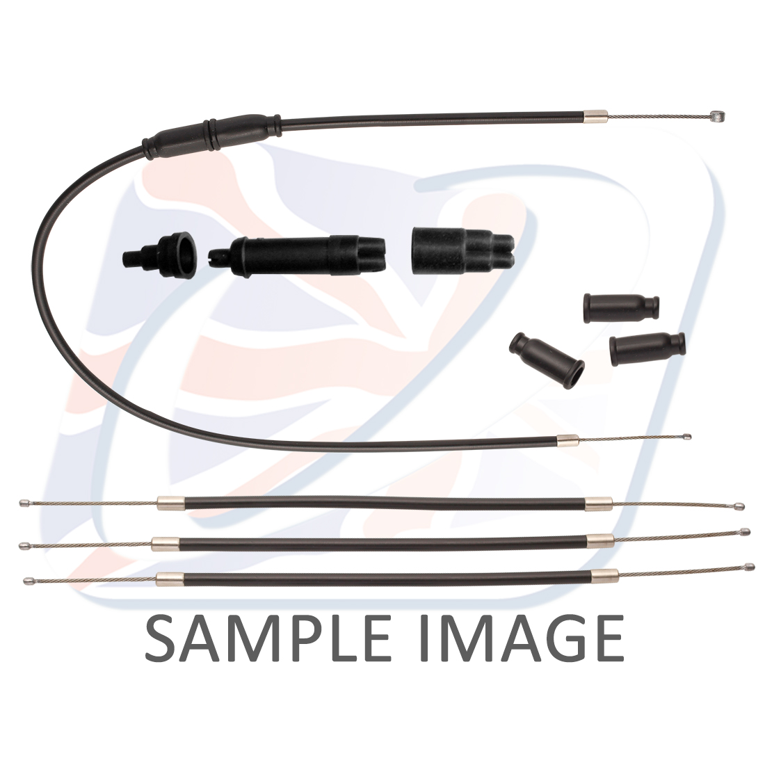 Throttle Cable Venhill T01-4-129-BK featherlight Crni