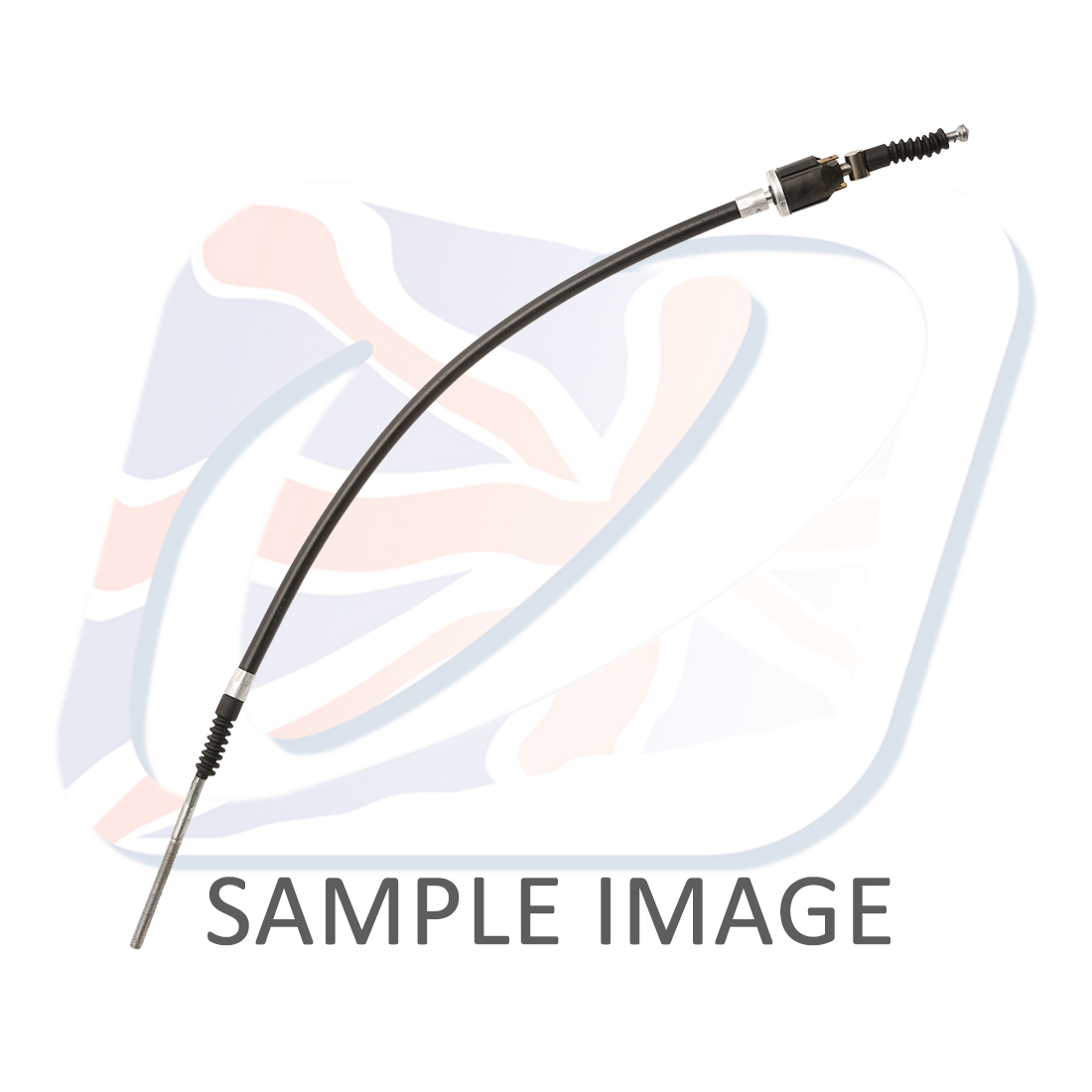 Rear brake cable + switch Venhill D02-2-101T4