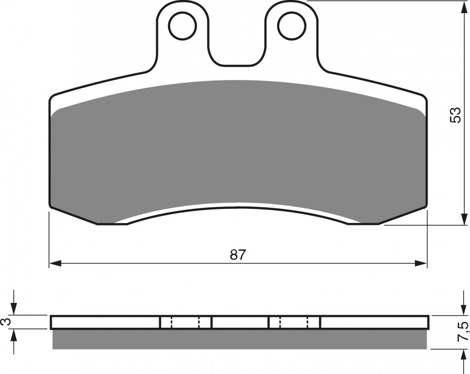 Disk pločice GOLDFREN 105 AD  OFF-ROAD FRONT