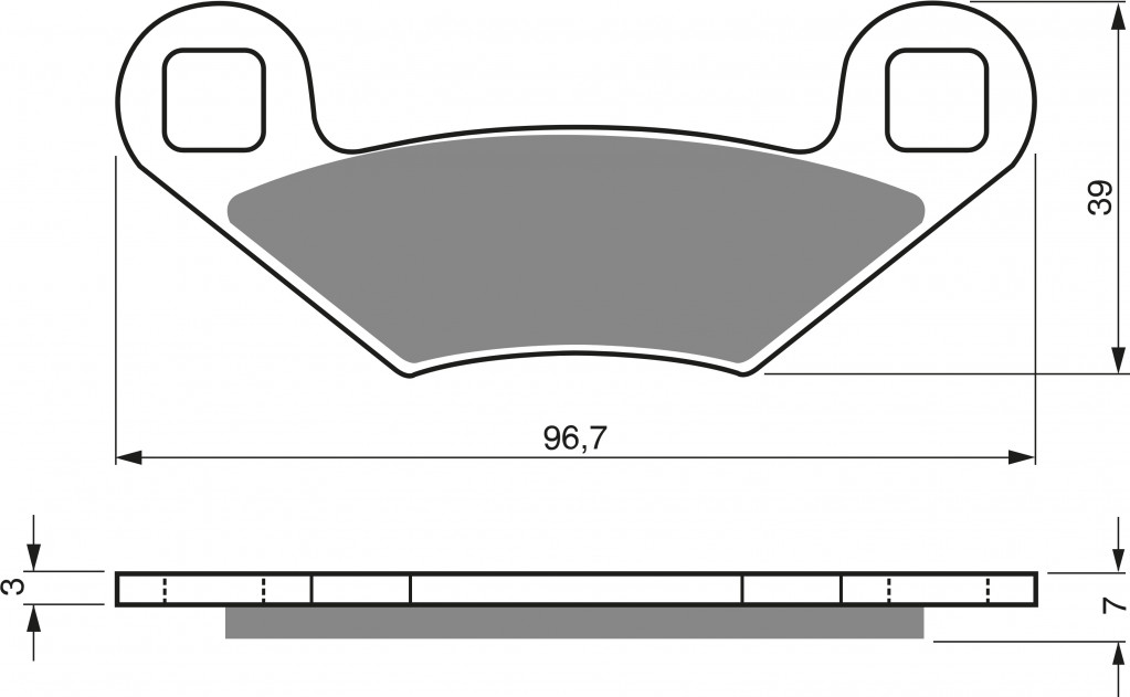 Disk pločice GOLDFREN 162 AD  OFF-ROAD FRONT