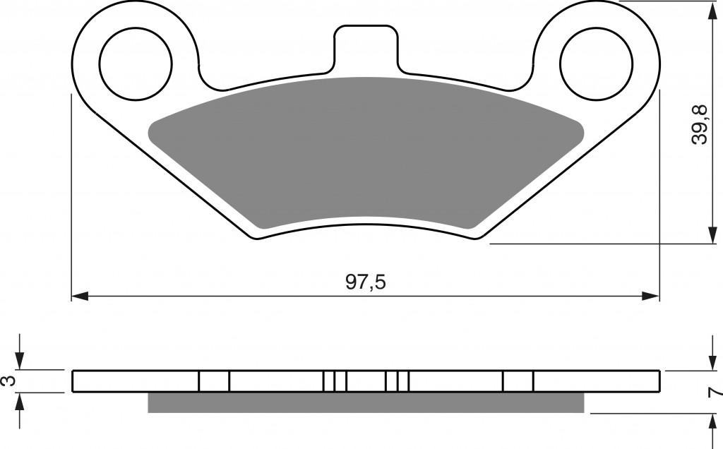Disk pločice GOLDFREN 284 AD  OFF-ROAD FRONT