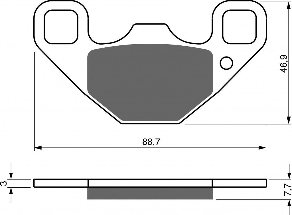 Disk pločice GOLDFREN 337 S33 OFF-ROAD REAR
