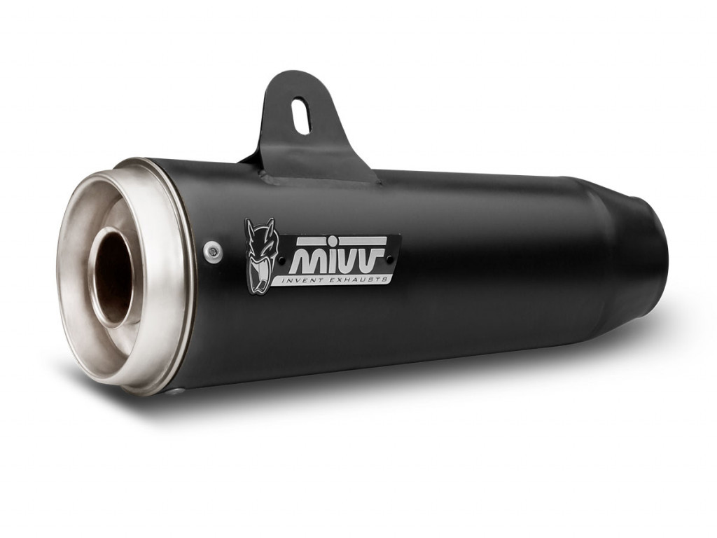 Full exhaust system 3x1 MIVV GHIBLI Y.056.LGB Ceramic black / Stainless Steel