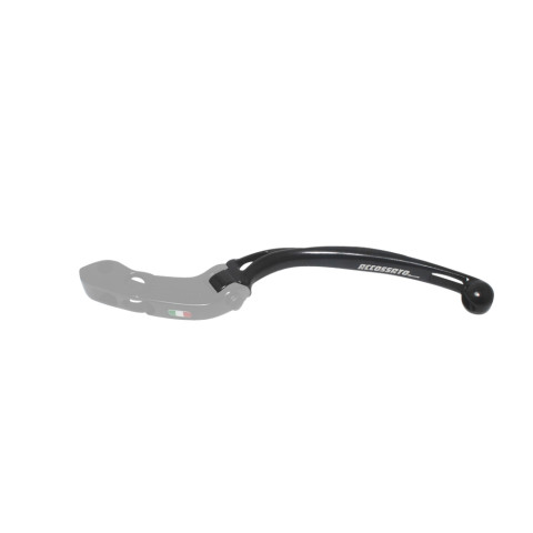 Only spare handle folding radial clutch ACCOSSATO LV027 for ACCOSSATO and BREMBO brake master cylinder Crni