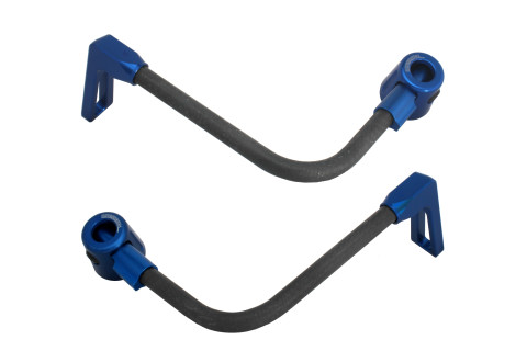 Lever guard ACCOSSATO DE008 with black hose and joint right + left , carbon