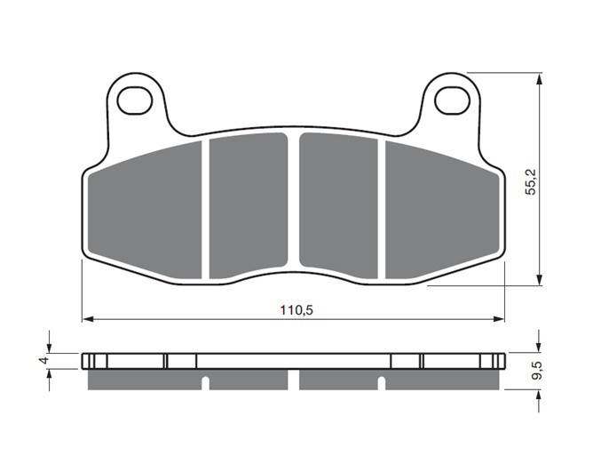 Disk pločice GOLDFREN 448 S33 OFF-ROAD FRONT
